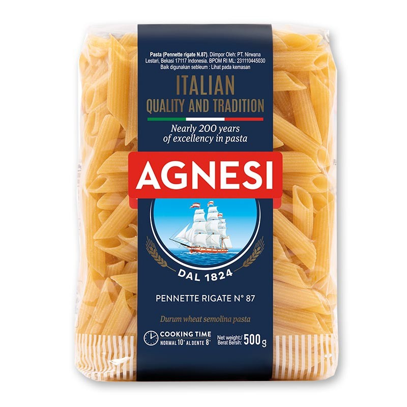 Product Image for PASTE AGNESI PENNE RIGATE 500G