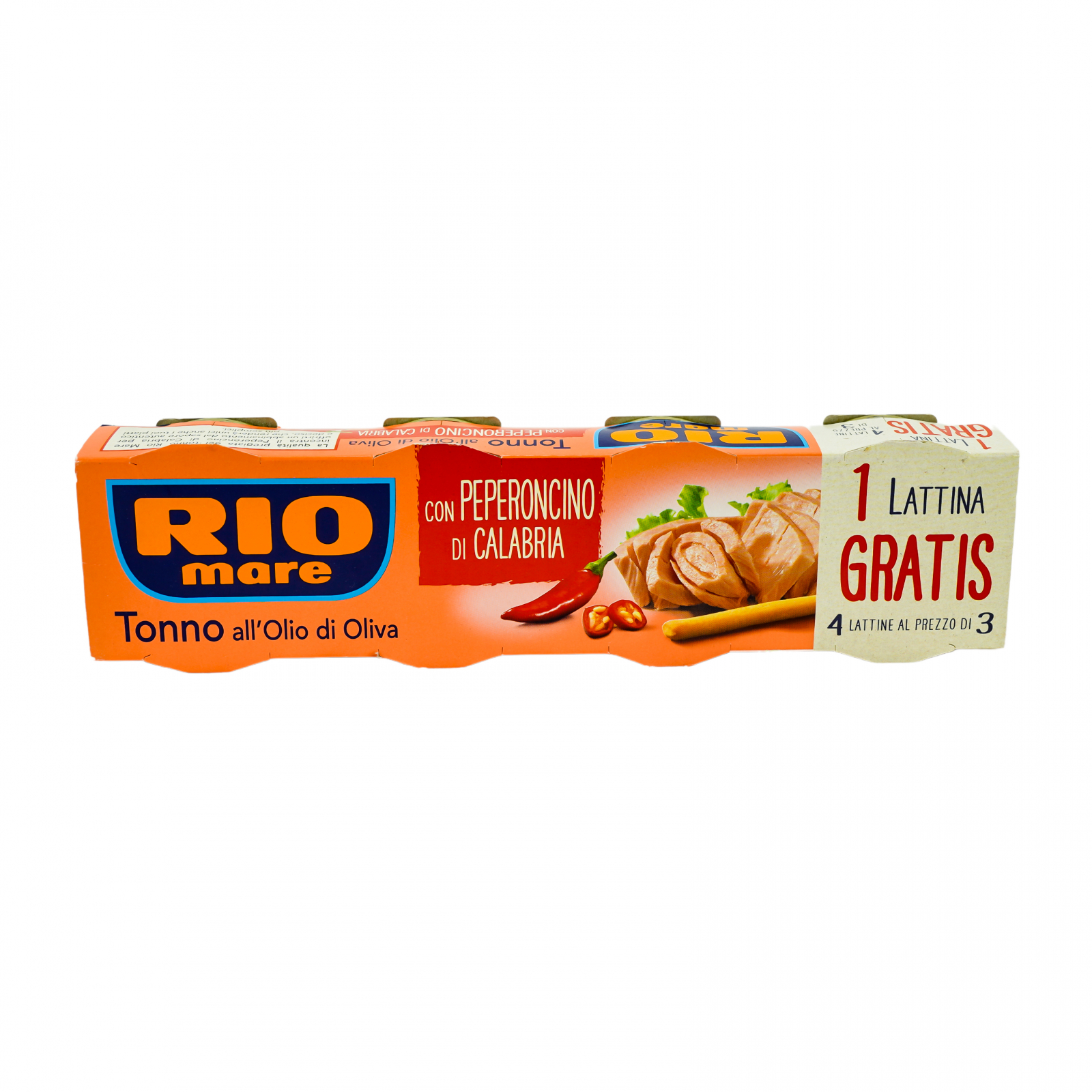 Product Image for Ton Rio Mare Olio Cu Ardei Din Calabria 4X80g