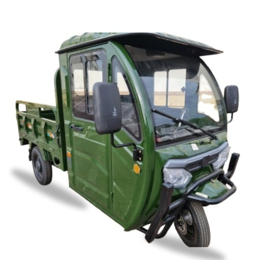 Triciclu electric 2000W cu cabina, fara permis, 25Km/h, 72V. 58Ah, autonomie pana la 75Km [14]