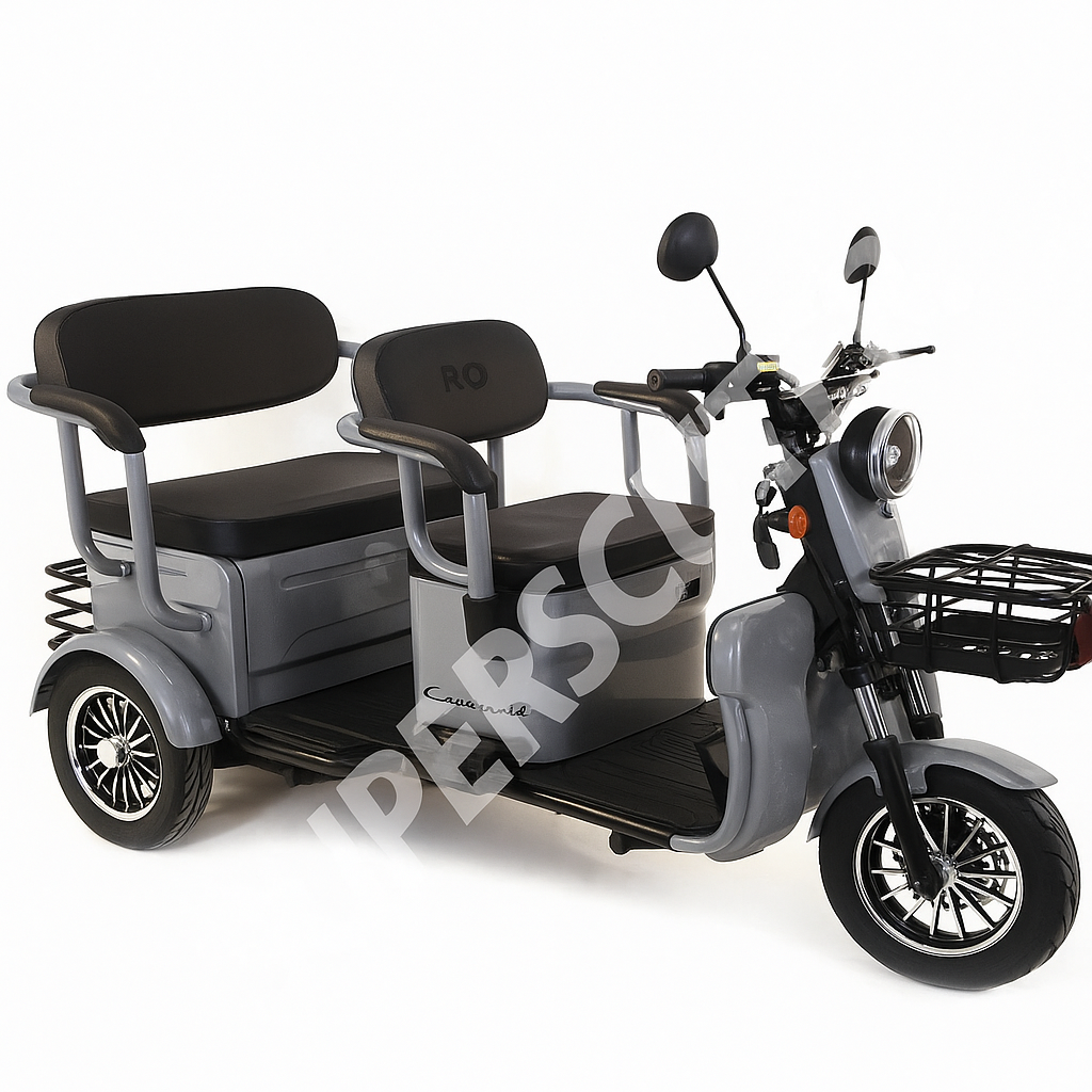 Triciclu Electric Camarad Rotakt – model 3 roți cu coș marfă [2]