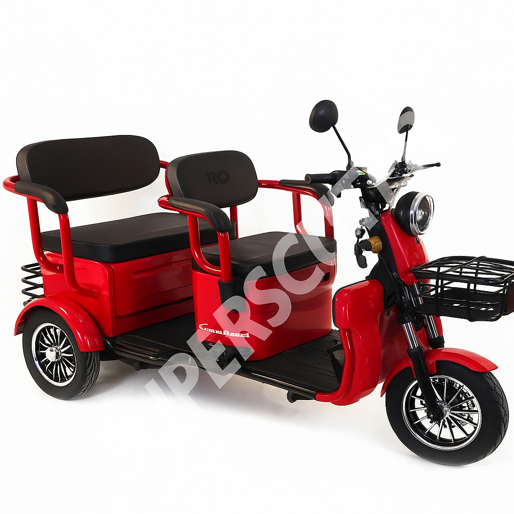 Triciclu Electric Camarad Rotakt – model 3 roți cu coș marfă [1]