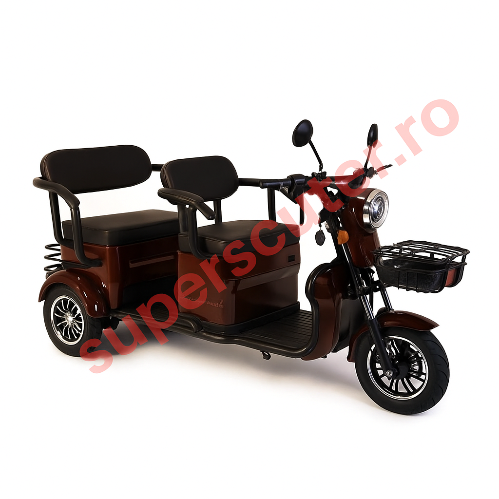 Triciclu Electric Camarad Rotakt – model 3 roți cu coș marfă [5]