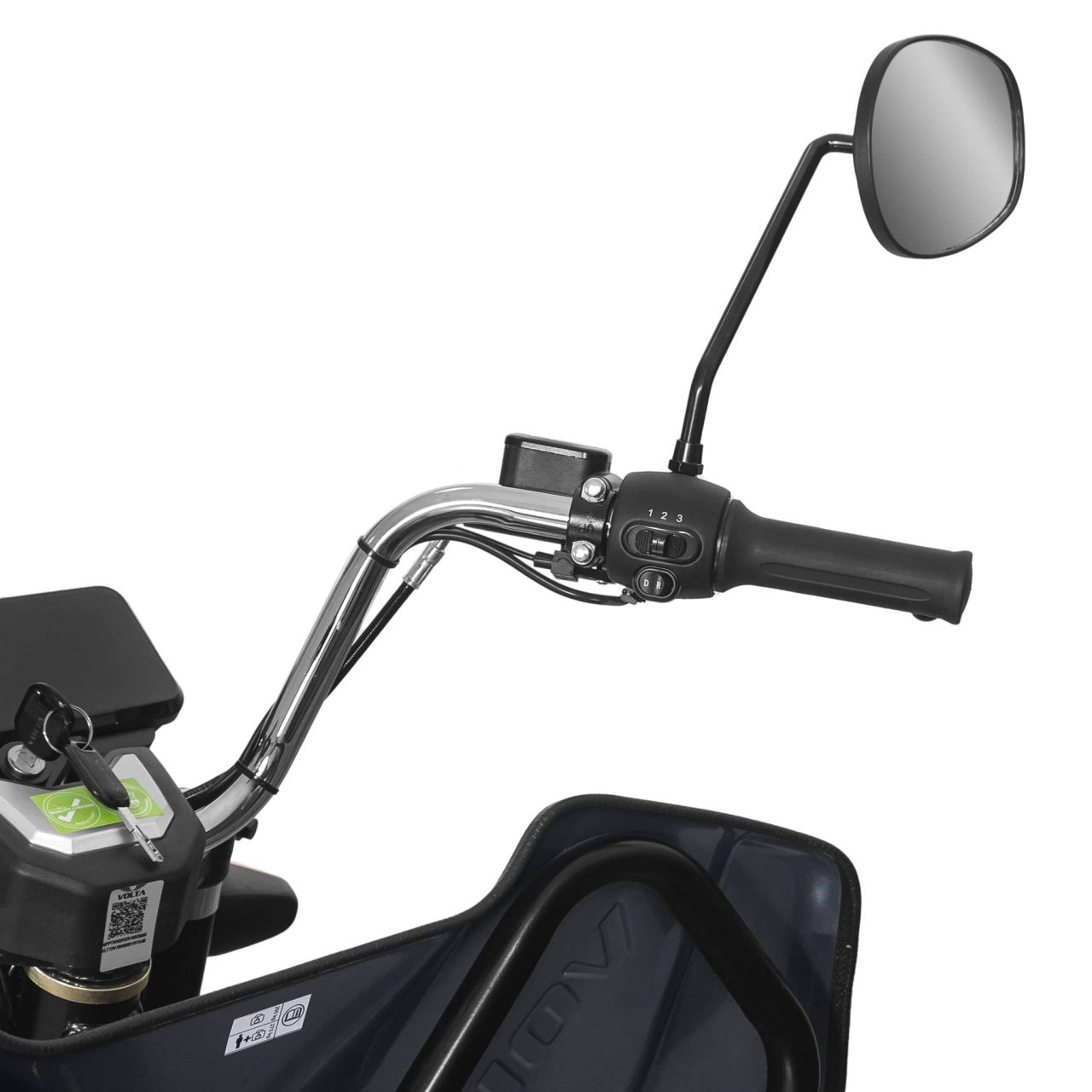 triciclu Hercules – Triciclu Electric 3900W 72V 45Ah, Gri, Fără Permis, Autonomie 50 km [8]