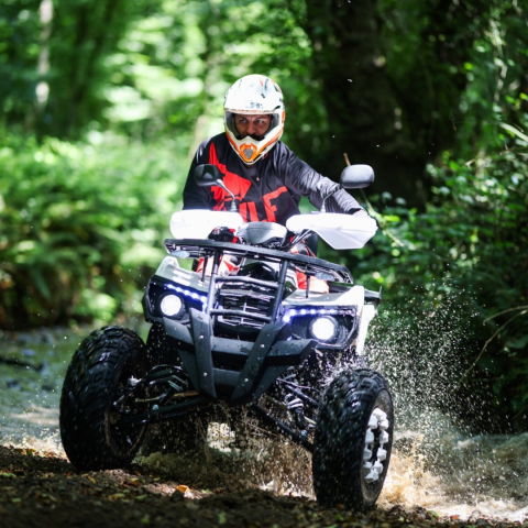 ATV pe benzină Voltarom RA5 180cc 9,5CP – Alb, Off-Road [6]