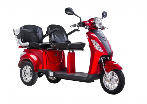 Triciclu electric persoane - Tricicletă Electrică ZT-18 Trilux 1000W – Mobilitate Fără Griji cu autonimie 60 kg
