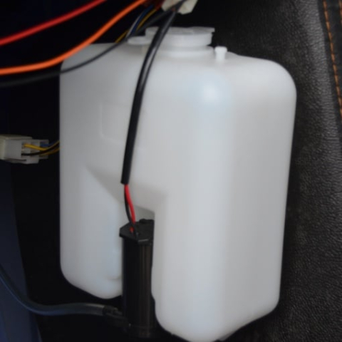 Triciclu electric 2000W cu cabina, fara permis, 25Km/h, 72V. 58Ah, autonomie pana la 75Km [1]