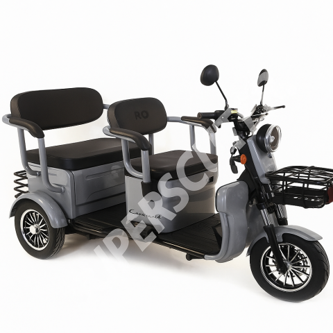 Triciclu Electric Camarad Rotakt – model 3 roți cu coș marfă [1]