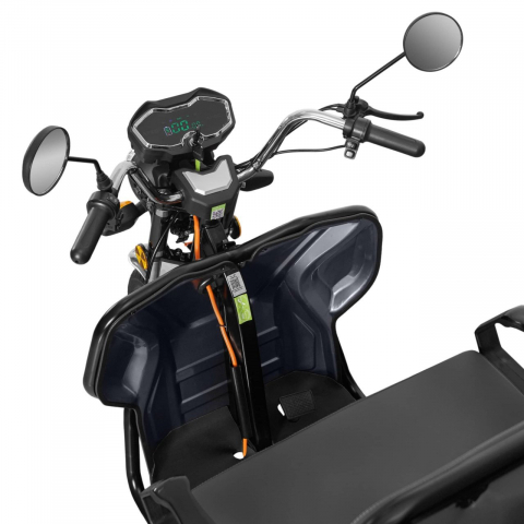 Triciclu Electric  APT4 1000W – Gri, Fără Permis, Autonomie 41 km [2]