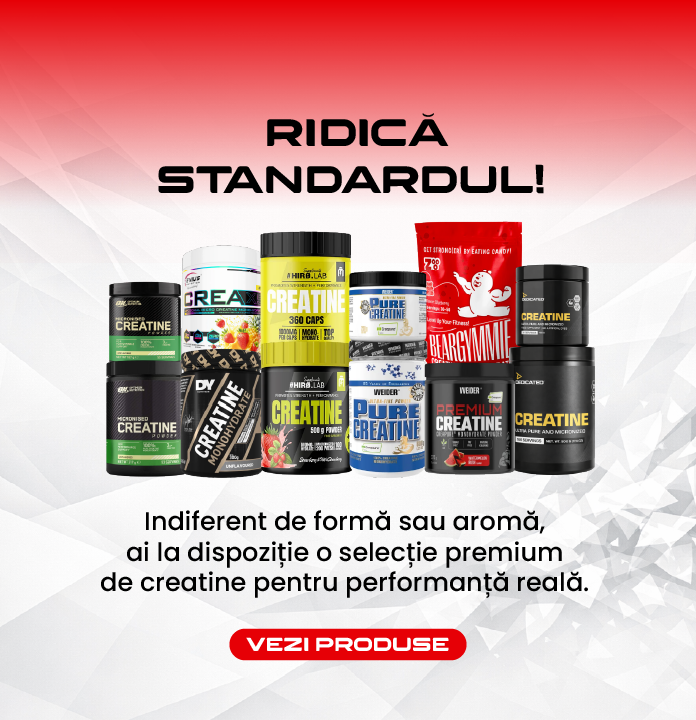 Alege CREATINA preferata a sportivilor