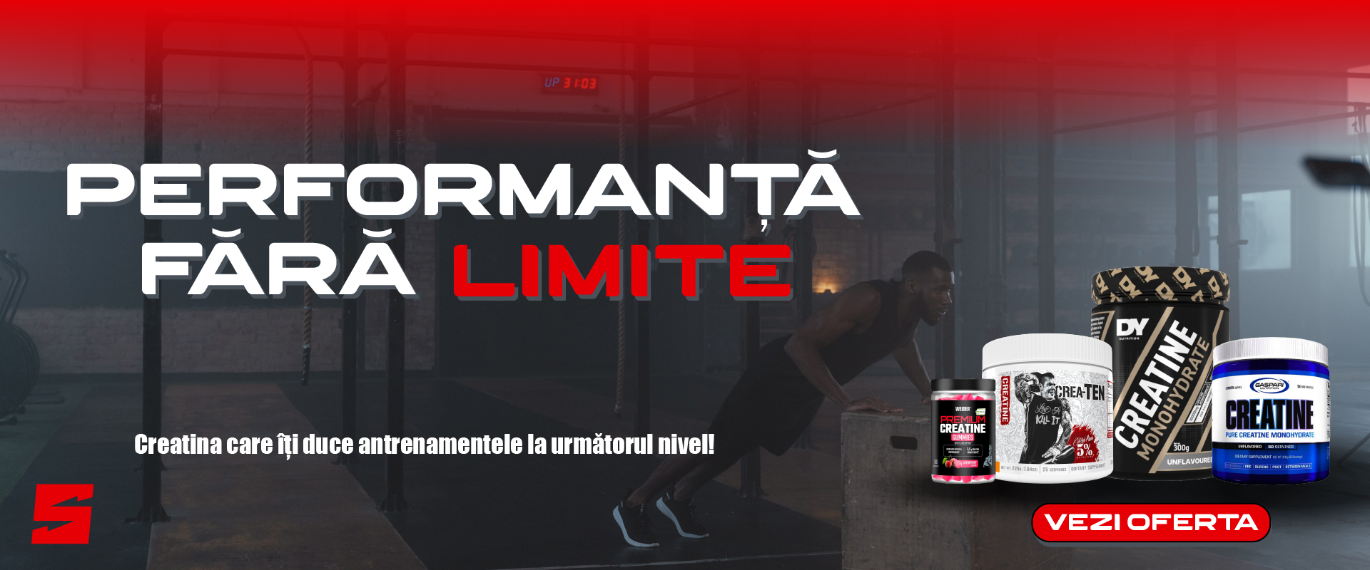 Alege CREATINA preferata a sportivilor