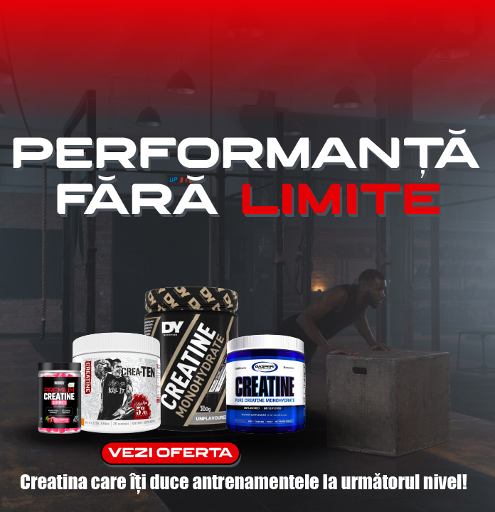 Alege CREATINA preferata a sportivilor