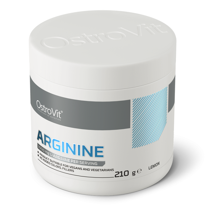 Arginina, OstroVit, Arginine, 210 grame, pudra [3]