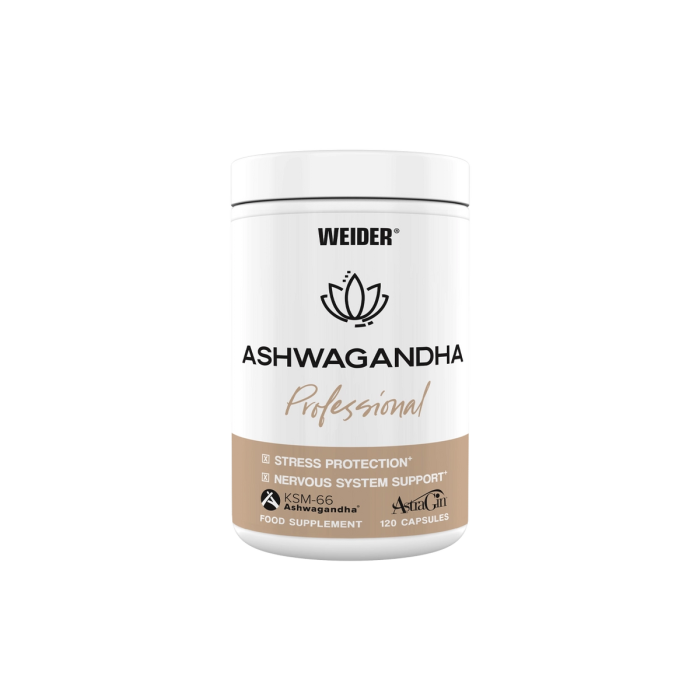 Ashwagandha, Weider, Ashwagandha Professional, 120 de capsule [1]
