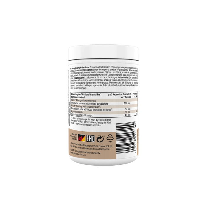 Ashwagandha, Weider, Ashwagandha Professional, 120 de capsule [2]