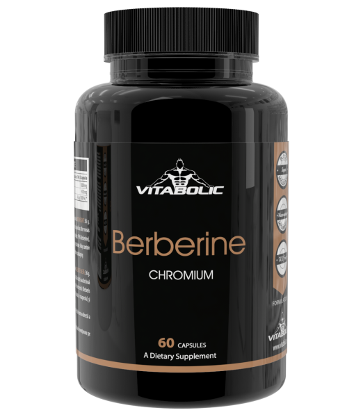 Berberina + Crom, Vitabolic, Berberine Chromium, 60 de capsule [1]