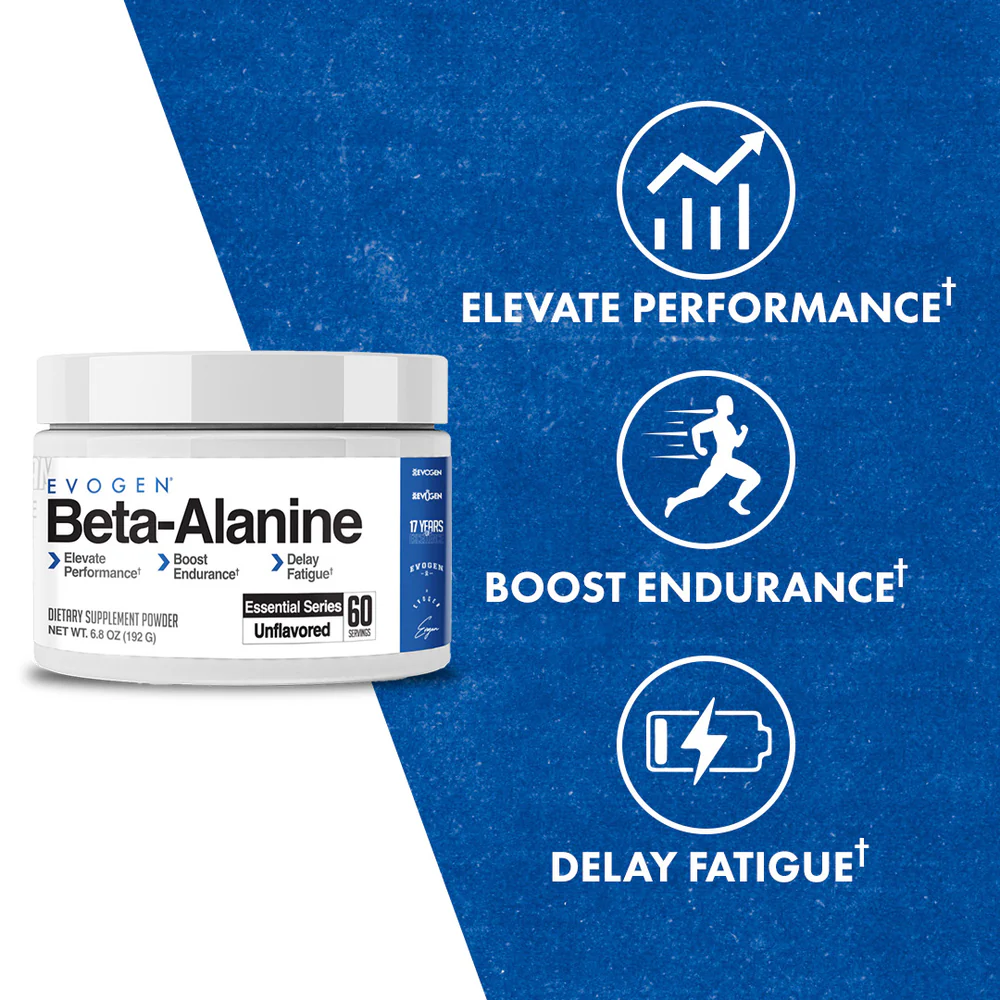 Beta alanina, Evogen, Beta-Alanine, 192 de grame, pudra [3]