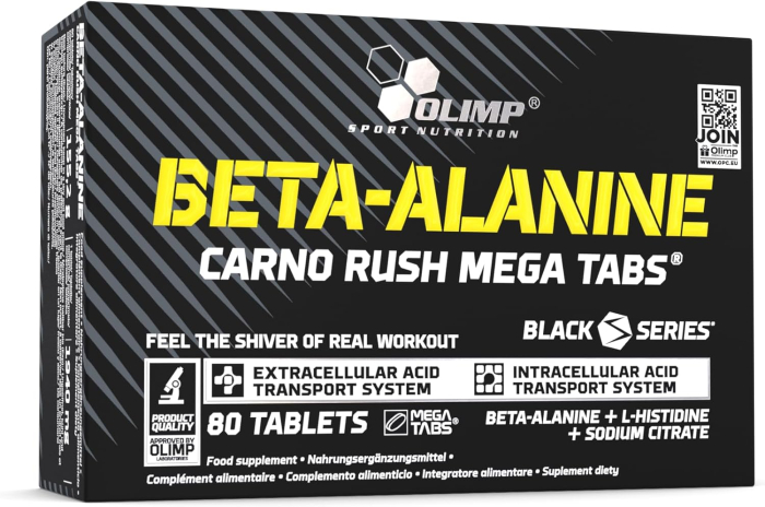 Beta Alanina, Olimp Sport Nutrition, Beta-Alanine Carno Rush Mega Tabs, 80 de tablete [1]
