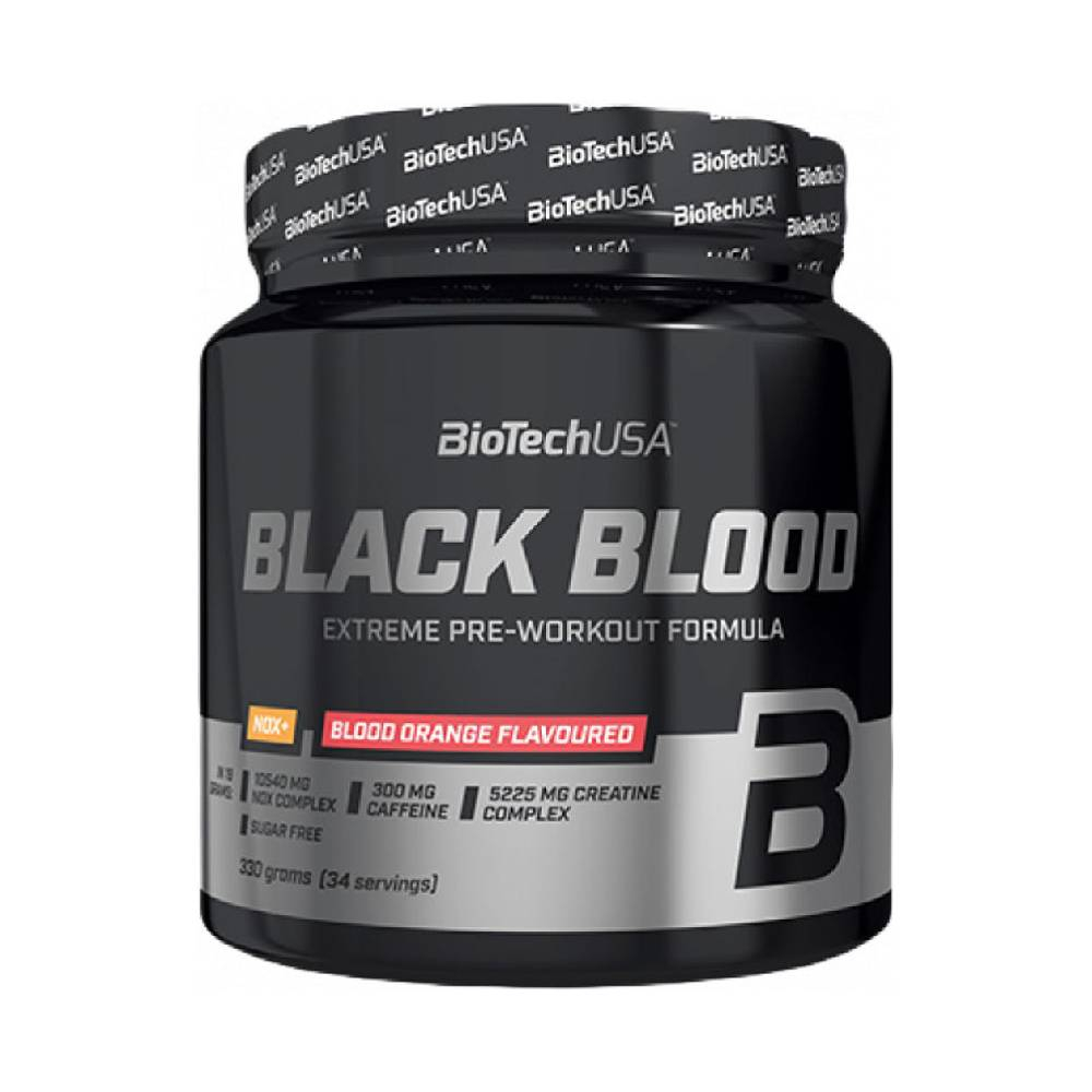 Pre-workout, Biotech USA, Black Blood NOX+, 330 de grame, pudra [1]