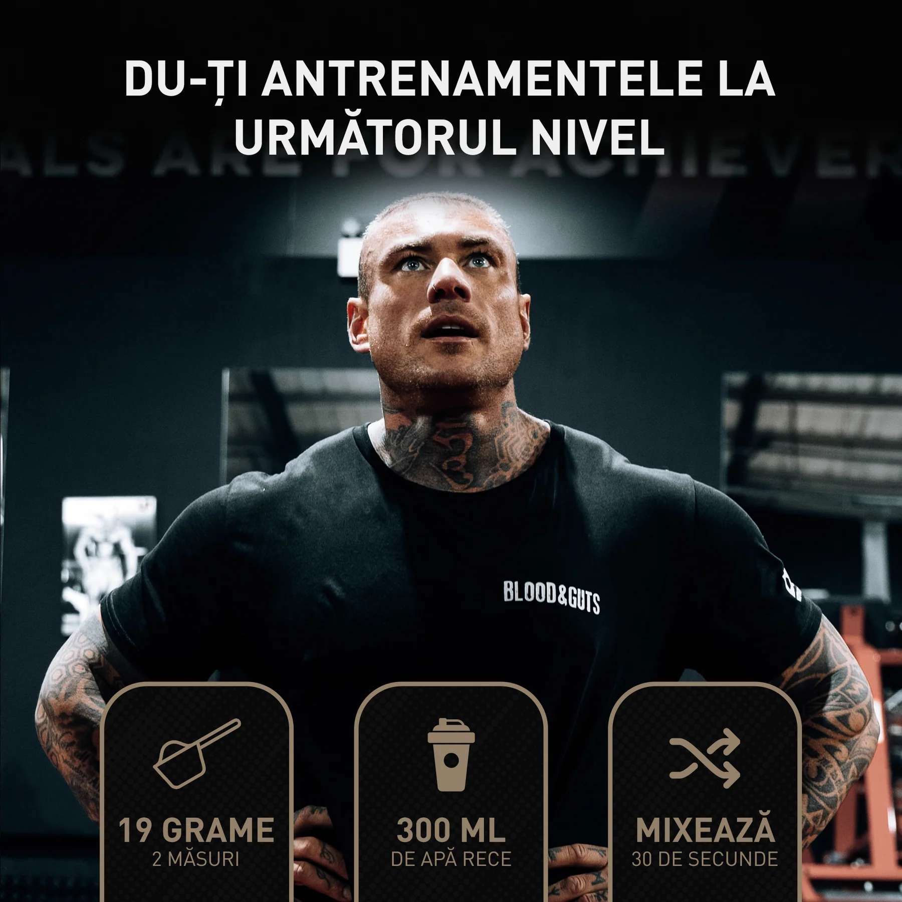 Pre-workout, DY Nutrition, Blood & Guts, 380 de grame, pudra [5]