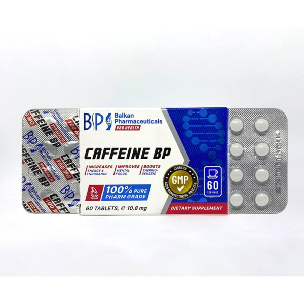 Cofeina, Balkan Pharmaceuticals, Caffeine BP, 60 de tablete [2]