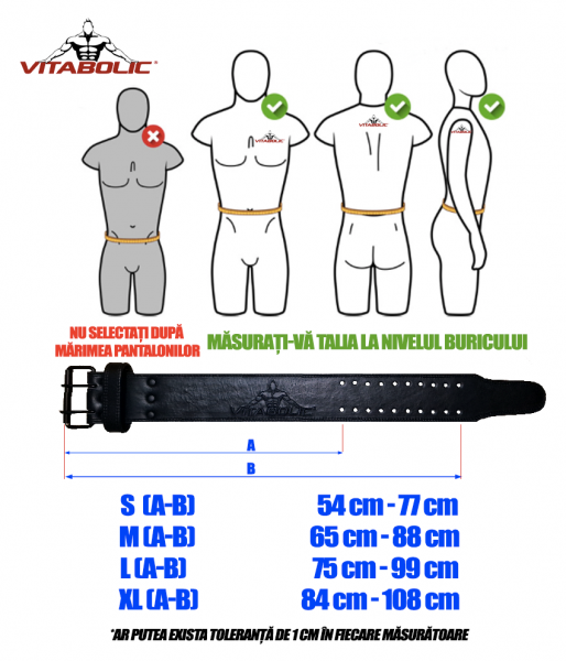 Centura din piele, Vitabolic, Power Premium Leather Belt [3]