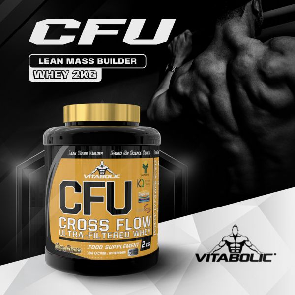 Concentrat proteic, Vitabolic, CFU Cross Flow Whey, 900 de grame, pudra proteica [4]