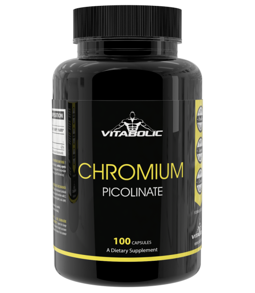 Crom Picolinat, Vitabolic, Chromium Picolinate, 100 de  capsule [1]