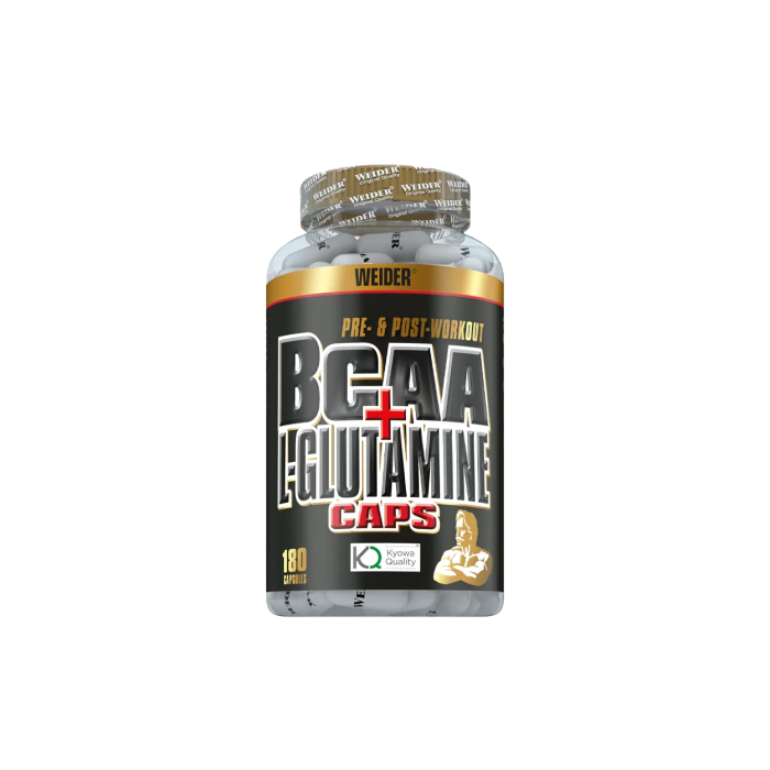 Complex de aminoacizi, Weider, BCAA + L-Glutamine, 180 de capsule [1]