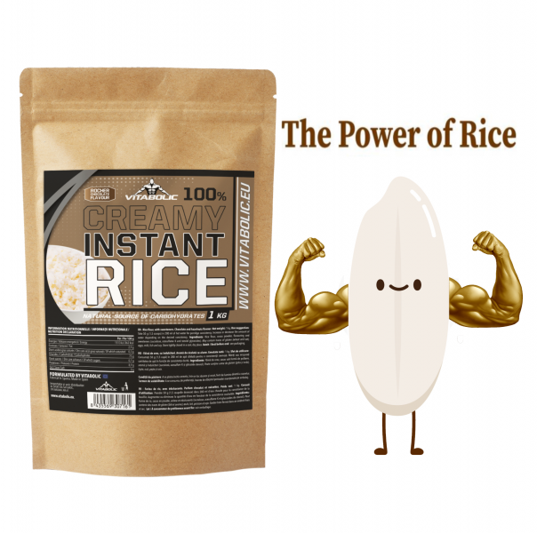Crema de orez, Vitabolic, Creamy Instant Rice, 1kg, pudra [3]