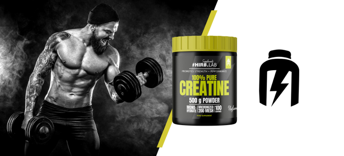 Creatina monohidrata, Hiro.Lab, Creatine micronized 200 mesh, 500 de grame, pudra [5]
