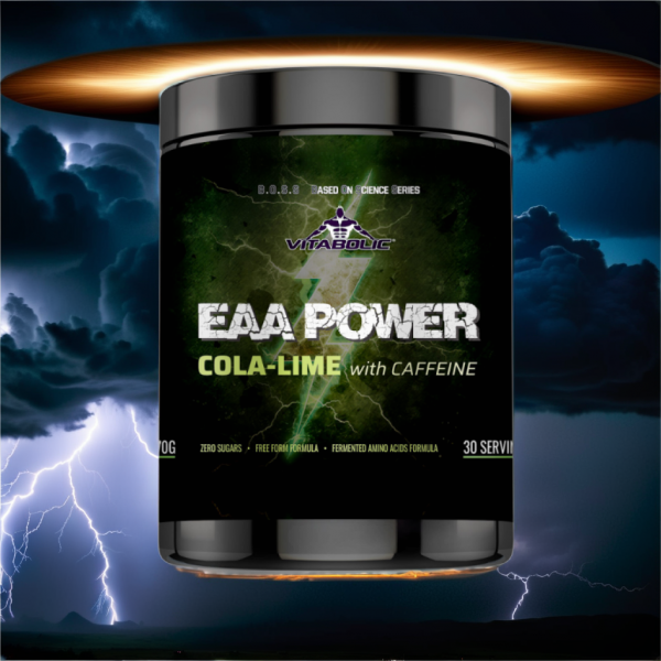 Aminoacizi + Cofeina, Vitabolic, EAA Power, 270 de grame, pudra [3]