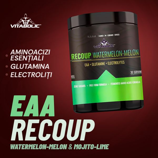 Aminoacizi pentru recuperare, Vitabolic, EAA Recoup, 330 de grame, pudra [3]