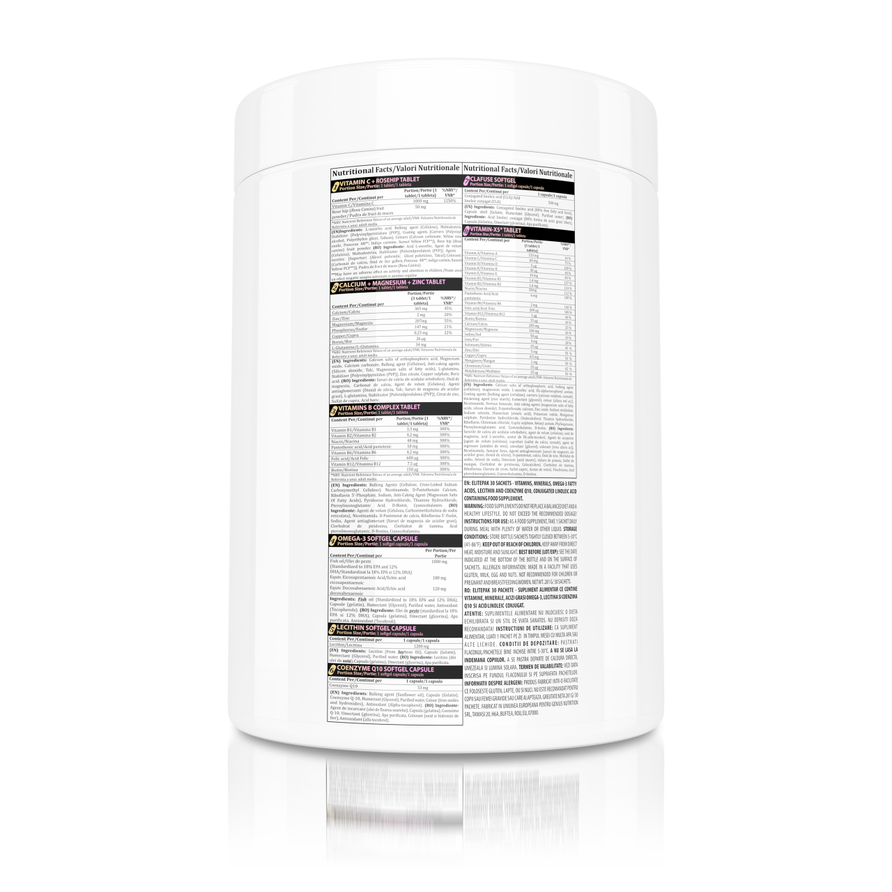 Complex de multivitamine, Genius Nutrition, Elitepak, 30 de pachete [2]