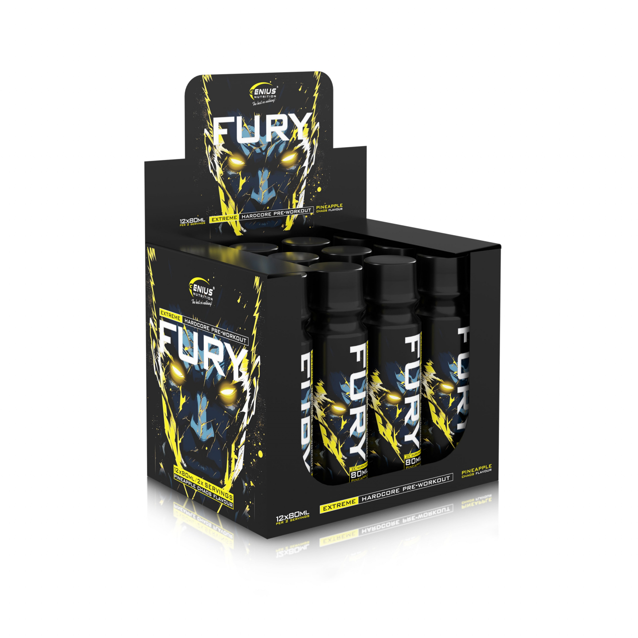 Pre-workout, Genius Nutrition, Fury Extreme, shot de 80ml [3]