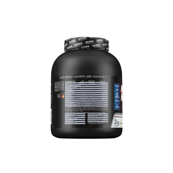 Gainer, Weider, Mega Mass 4000, 3kg, pudra proteica [2]