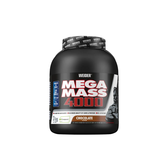 Gainer, Weider, Mega Mass 4000, 3kg, pudra proteica [1]