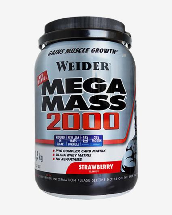 Gainer, Weider, Super Mega Mass 2000, 1.5kg, pudra proteica [2]