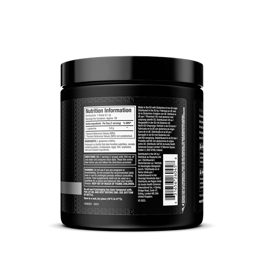 Glutamina, Muscletech, 100% L-Glutamina, 300 de grame, pudra [2]