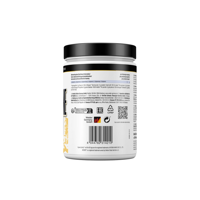 Glutamina, Weider, L-Glutamine, 400 de grame, pudra [2]