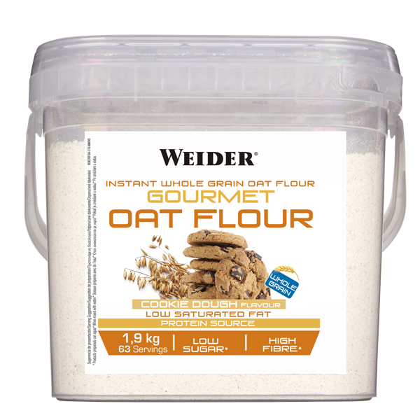 Ovaz instant, Weider, Gourmet Oat Flour, 1.9kg, pudra [1]