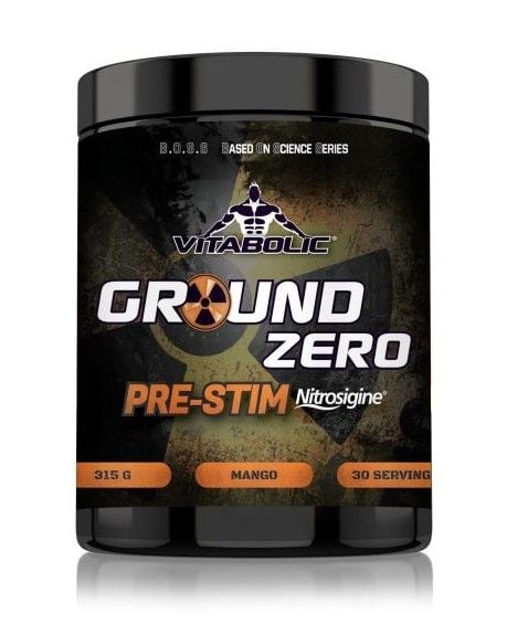 Pre-workout, Vitabolic, Ground Zero Pre-Stim Nitrosigine, 315 grame, pudra [1]