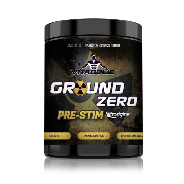 Pre-workout, Vitabolic, Ground Zero Pre-Stim Nitrosigine, 315 grame, pudra [2]