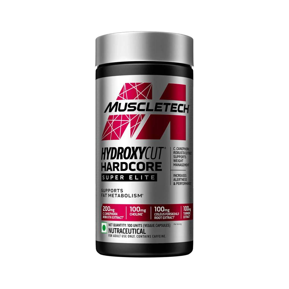 Arzator de grasimi, Muscletech, Hydroxycut Hardcore Super Elite, 100 de capsule [1]