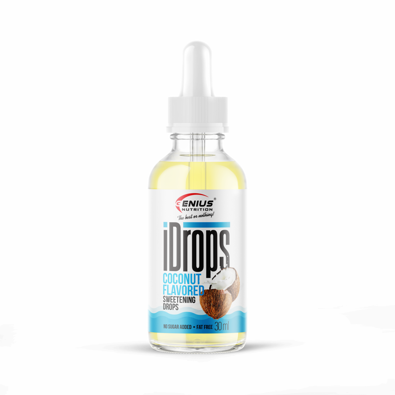 Indulcitor, Genius Nutrition, iDrops, sticluta de 30ml [1]