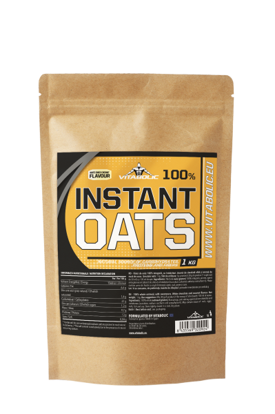 Ovaz instant, Vitabolic, Instant Oats, 1kg, pudra [5]