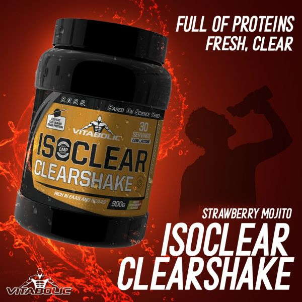 Proteina clear, Vitabolic, IsoClear, 900 de grame, pudra proteica [2]