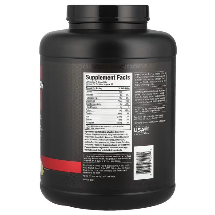 Izolat proteic, Muscletech, Nitro Tech 100% Whey Gold, 2.28kg, pudra proteica [2]