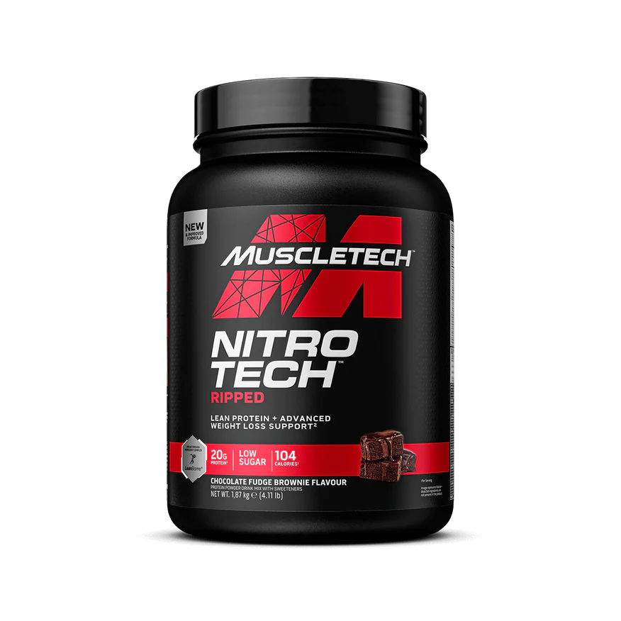 Izolat proteic, Muscletech, Nitro Tech Ripped, 1.87kg, pudra proteica [1]