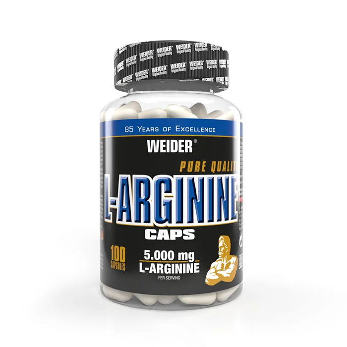 Arginina, Weider, L-Arginine, 100 de capsule [1]