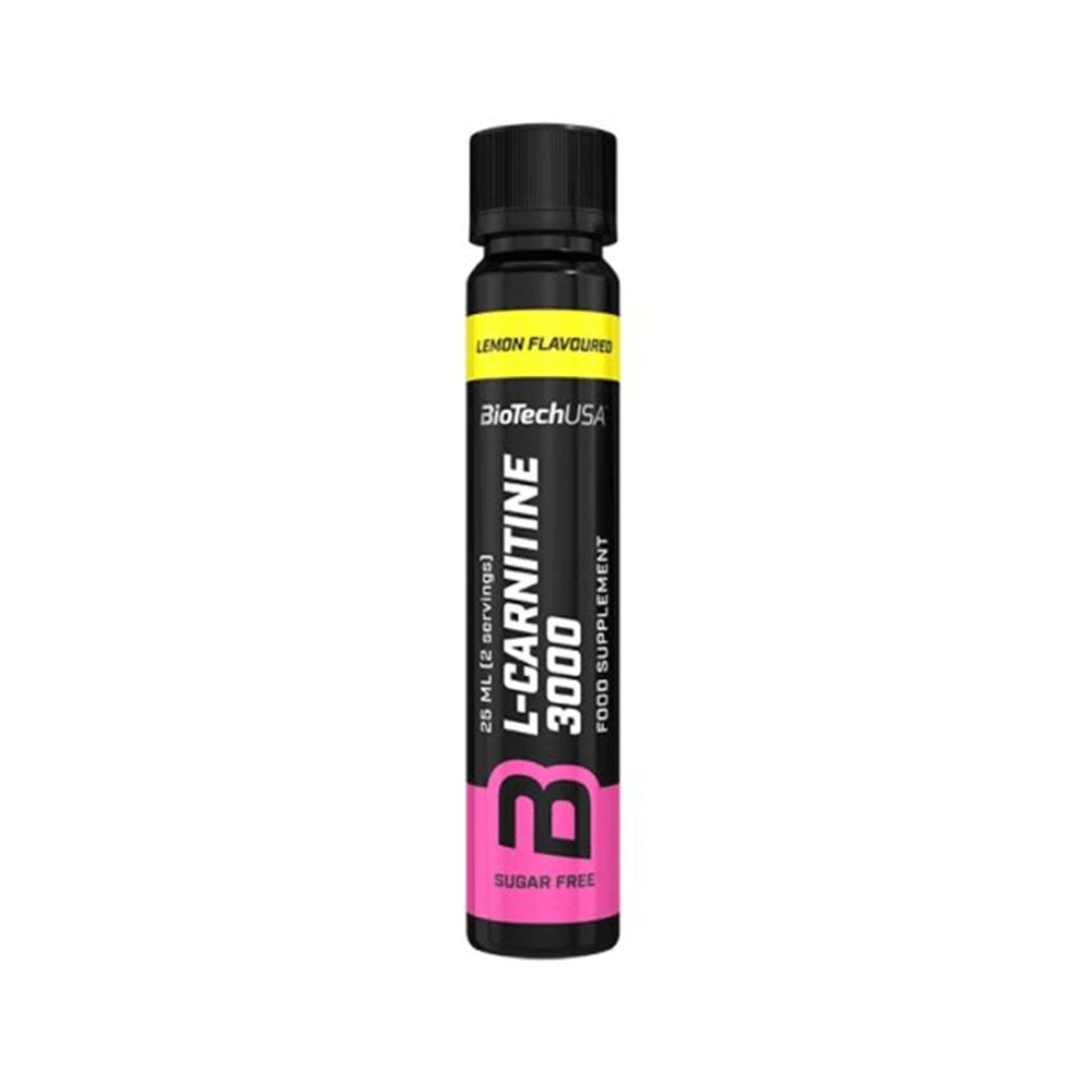 Carnitina, Biotech USA, L-carnitine 3000mg, shot de 25ml [1]